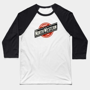 Chicago and North Western Line Baseball T-Shirt